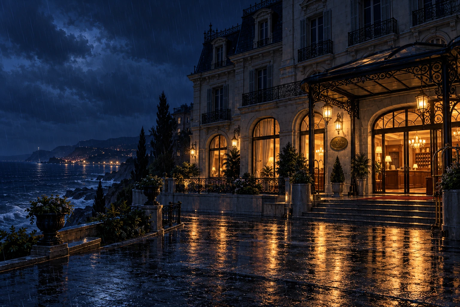 Un hôtel sous la pluie, au cœur d'une affaire de COUPABLE